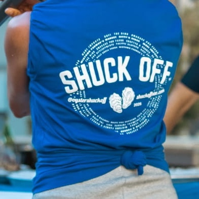 Shuck Off™ 2026 Tee — back design